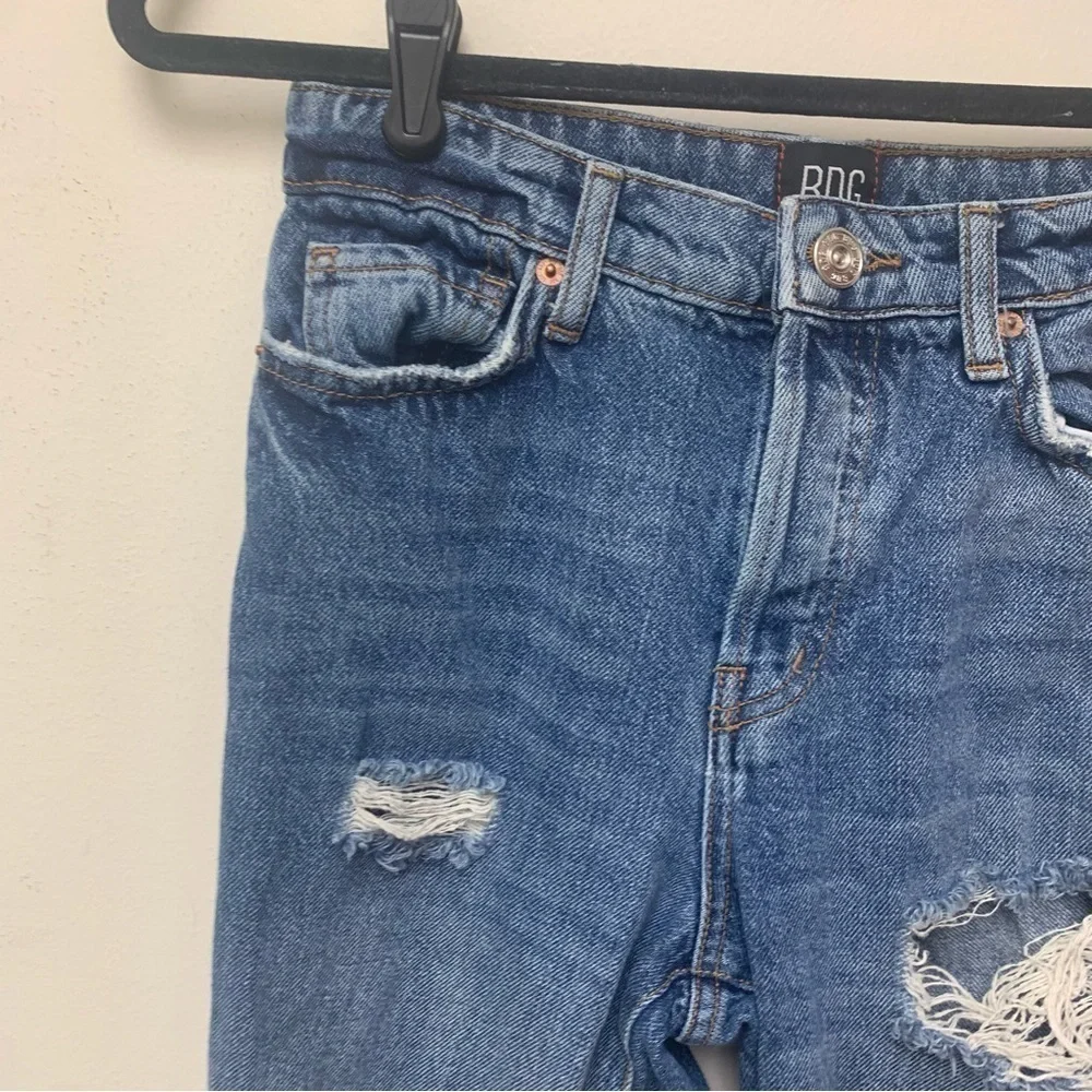 BDG Distressed Slim Straight Jeans